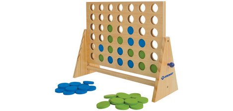 4 in einer Reihe, klassisches Holzspiel