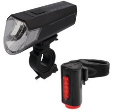 Verlichtingsset, led, oplaadbaar USB TWIN, 80 lux