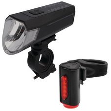 Verlichtingsset, led, oplaadbaar USB TWIN, 80 lux