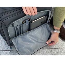 Valise business pour ordinateur portable BORNEO, noir