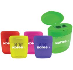 Taille-crayons double DEPOSITO, assorti