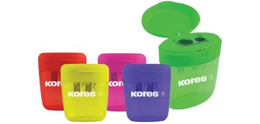 DEPOSITO double pencil sharpener, assorted