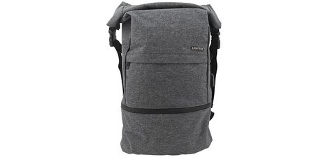 Sac à dos pour PC portable, polyester 600D, gris