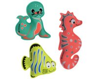 Petits animaux de plongée en néoprène, set de 3