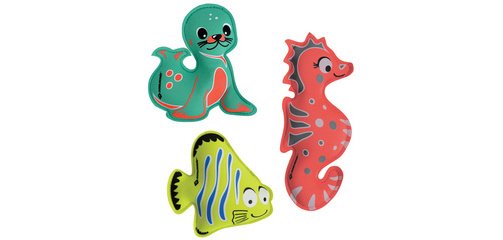 Petits animaux de plongée en néoprène, set de 3