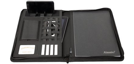 Conférencier rPET PALAU, A4, PET recyclé, anthracite