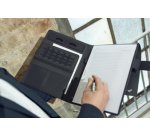 Conférencier RPET MOOREA avec languette, A4, anthracite