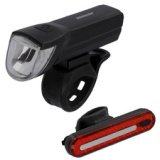 Set d'éclairage de vélo à LED rechargeable, 30 lux