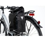 Sacoche de vélo type coursier, noir