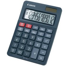 Calculatrice de bureau AS-120 II, solaire/pile