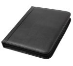 Porte-documents, A4, similicuir, noir