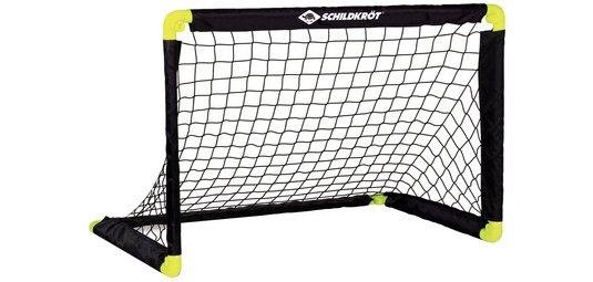 But de football pliable, noir