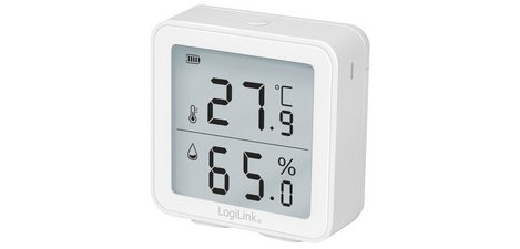 Thermo-hygromètre, blanc