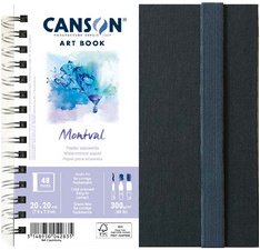 Carnet de dessin ART BOOK Montval, 200 x 200 mm