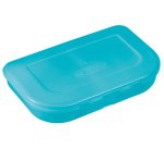 Boîte à goûter, en plastique, turquoise