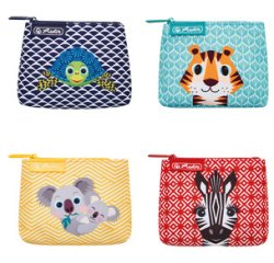 Porte-monnaie 'Cute Animals', toile