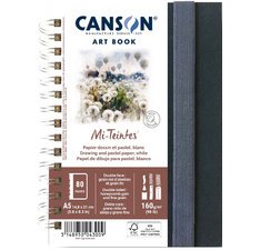 Carnet de croquis ART BOOK Mi-Teintes, A5, blanc