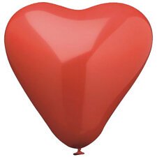 Ballon de baudruche 'Coeur', en forme de coeur,rouge