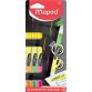 Surligneur FLUO'PEPS PEN DUO, blister de 3