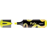 Surligneur FLEX, pointe flexible, jaune