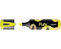 Surligneur FLEX, pointe flexible, jaune