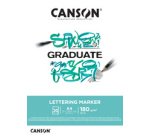 Bloc de dessin GRADUATE LETTERING MARKER, A4