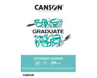 Bloc de dessin GRADUATE LETTERING MARKER, A4