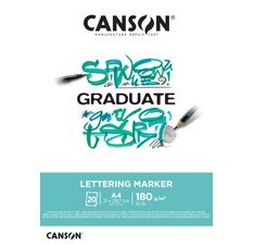 Bloc de dessin GRADUATE LETTERING MARKER, A3