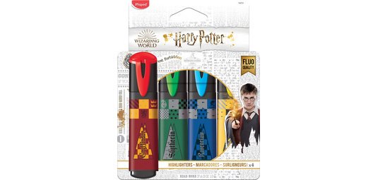 Surligneur HARRY POTTER, étui carton de 4