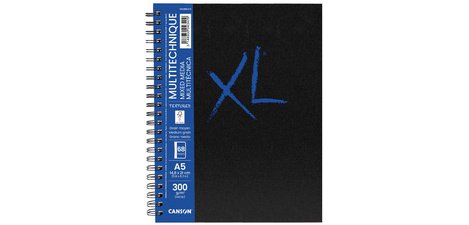 Carnet de dessin XL BOOK MIXED MEDIA Textured, A5