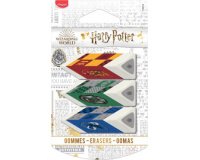 Gomme en plastique Pyramide HARRY POTTER, blister de 3