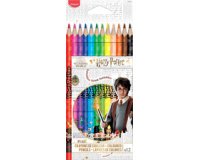 Kleurpotlood driehoekig HARRY POTTER - etui van 12 stuks