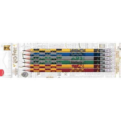 Potlood papier HARRY POTTER met gom - blister van 6 stuks