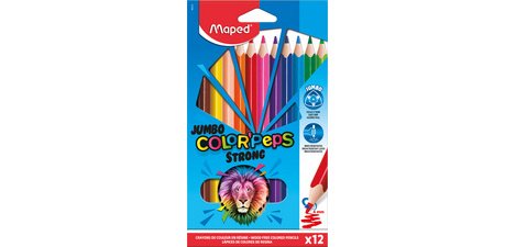 Crayon de couleur triangulaire JUMBO COLOR'PEPS STRONG