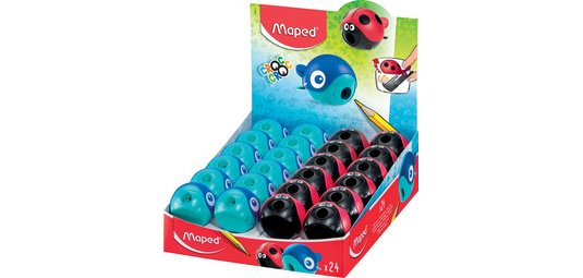 Taille-crayon CROC CROC EASY, présentoir de 24