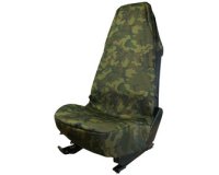 Zetelhoes auto 'Camouflage' olijfgroen