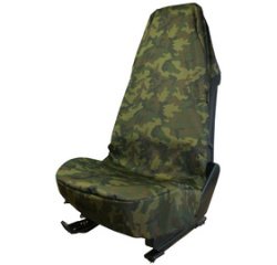 Housse de siège auto 'Camouflage', vert olive