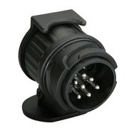 Adaptateur court pour voiture, 13 sur 7 broches, 12 volt