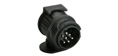 Adaptateur court pour voiture, 13 sur 7 broches, 12 volt