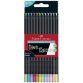 Kleurpotlood FABER-CASTELL Black Edition - etui van 12 stuks
