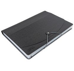 Trieur, A4, 13 compartiments, noir