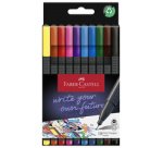 FABER-CASTELL Feutre pointe fine GRIP FINEPEN, étui de 10