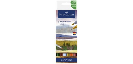 FABER-CASTELL Marqueur aquarelle GOLDFABER, étui Toscane