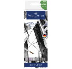 FABER-CASTELL Marqueur aquarelle GOLDFABER, étui Tons gris