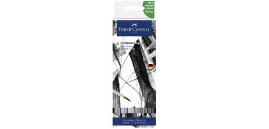 FABER-CASTELL Marqueur aquarelle GOLDFABER, étui Tons gris