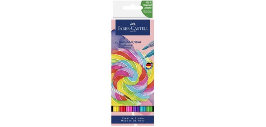 FABER-CASTELL Marqueur aquarelle GOLDFABER, étui Candy Shop