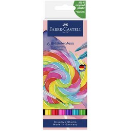 FABER-CASTELL Marqueur aquarelle GOLDFABER, étui Candy Shop