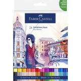 FABER-CASTELL Marqueur aquarelle GOLDFABER, étui de 24