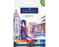 FABER-CASTELL Marqueur aquarelle GOLDFABER, étui de 24
