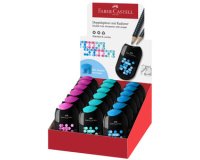 FABER-CASTELL Taille-crayon double TWO TONE, en présentoir